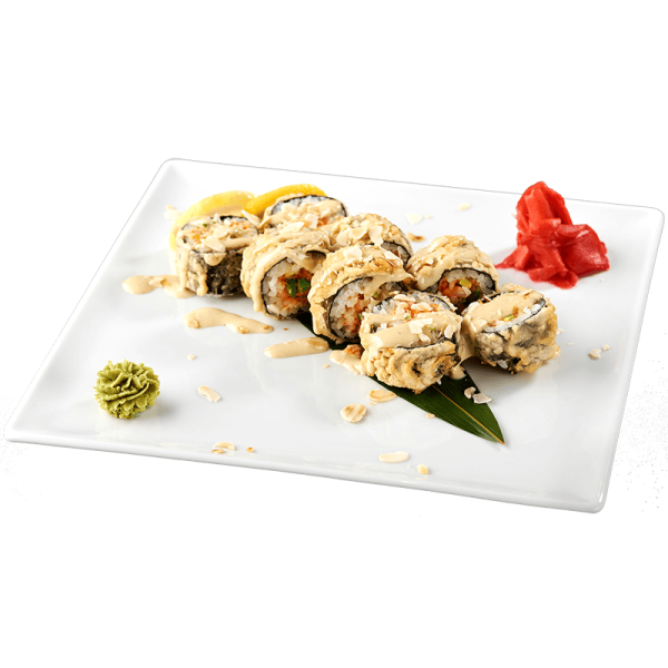 Теплий рол з креветкою