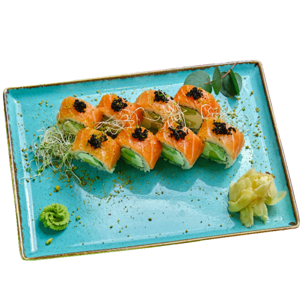 Рол філадельфія з лососем